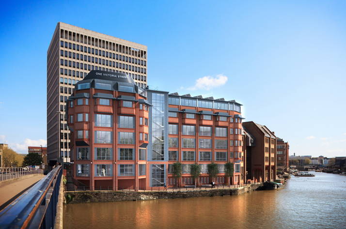 Penthouse office and top green standard promised for revamped Bristol building