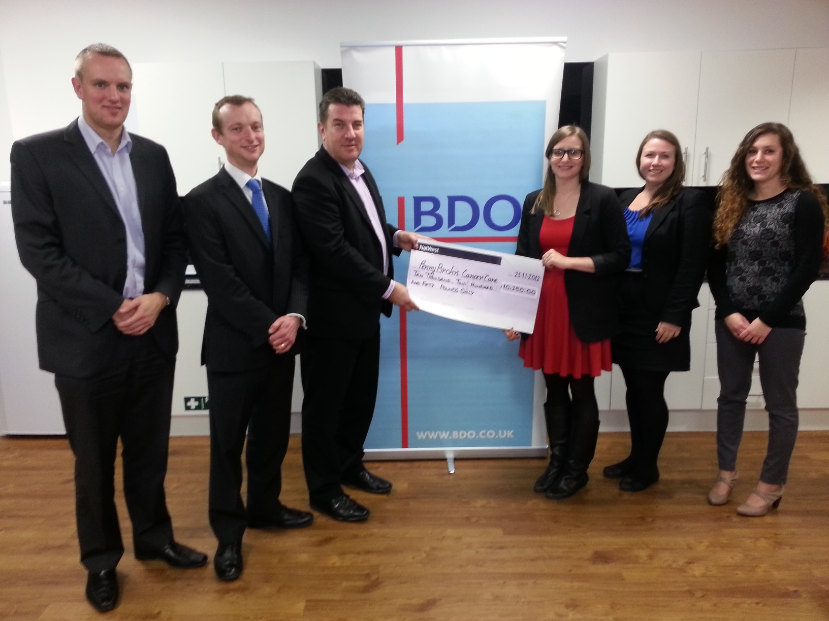 BDO Bristol staff beat charity fundraising target