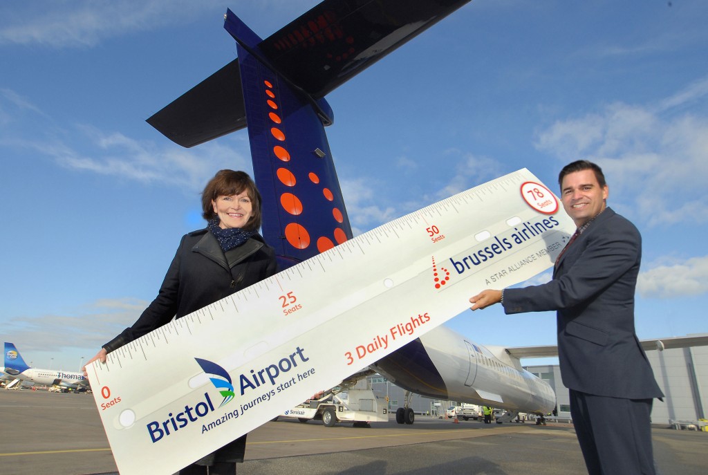 Bigger aircraft brought in for Bristol-Brussels flights