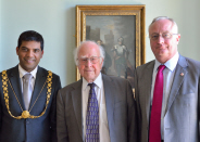 Freedom of the city for eminent physicist Prof Peter Higgs