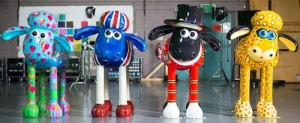 Move over Gromit. Shaun the Sheep gets ready for his Bristol charity sculpture trail