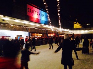 Pop-up ice rink gives Clifton building site cool temporary use