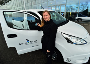 Electric van idea takes off at Bristol Airport as it prepares to launch range of Green Capital projects