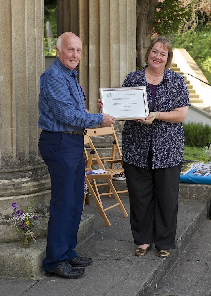 Royal honour recognises tireless work of Friends of Arnos Vale Cemetery