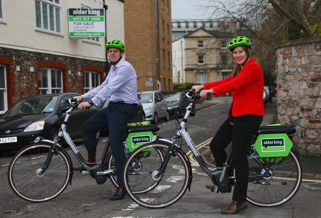 Alder King staff looking to go the extra green mile after firm buys two electric bikes