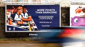 Bristol Sport season ticket poster campaign secures place in awards final for creative agency Studio Diva