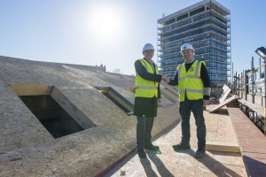 Showpiece conversion from city centre offices to student accommodation reaches milestone
