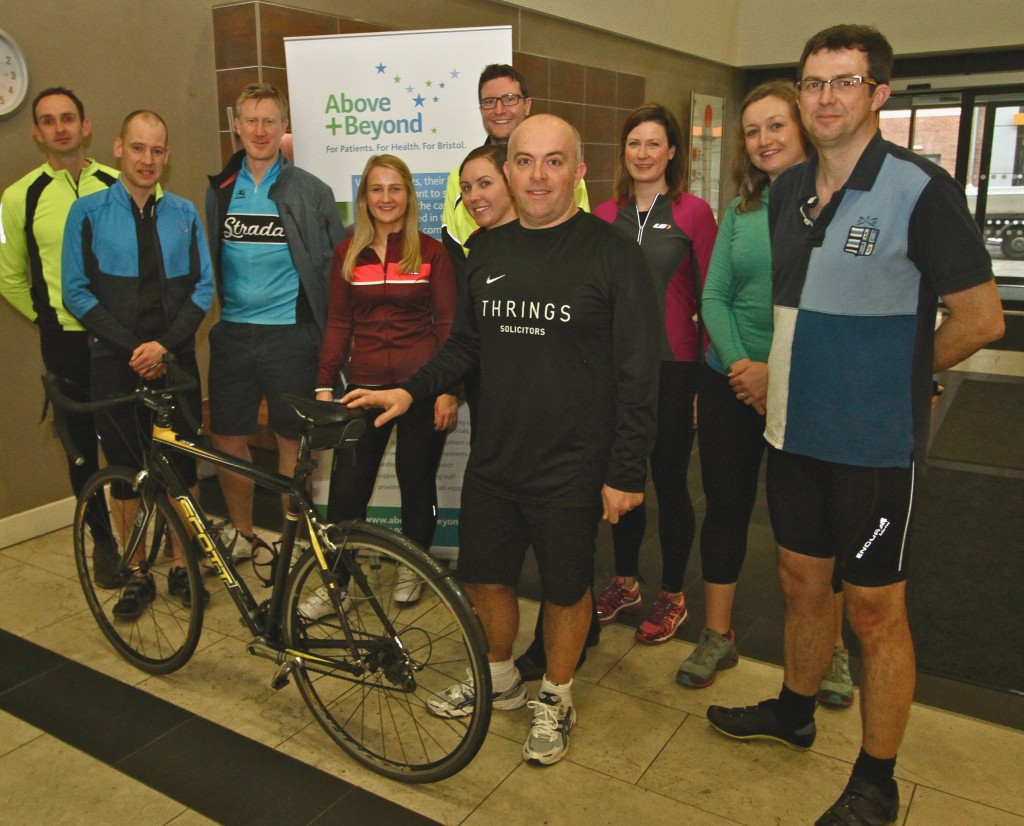 Paris or bust: Thrings cyclists ready to harness pedal power for Bristol hospitals charity Above & Beyond