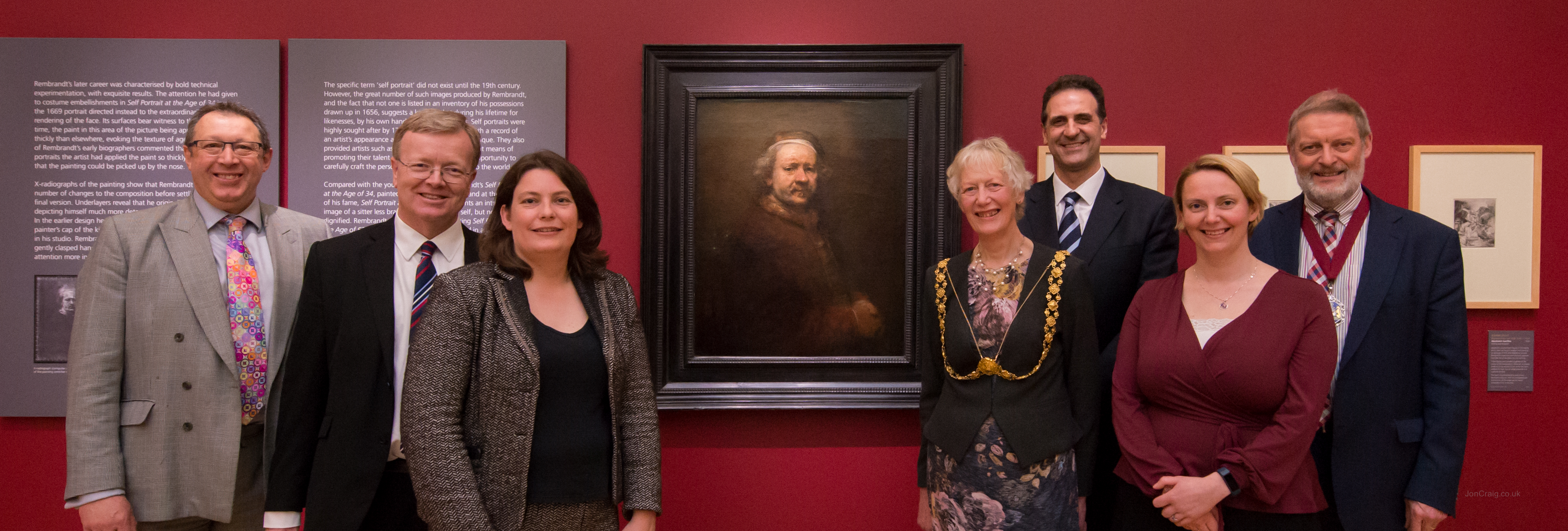 Rembrandt self portrait draws attention at Smith & Williamson-sponsored gallery opening