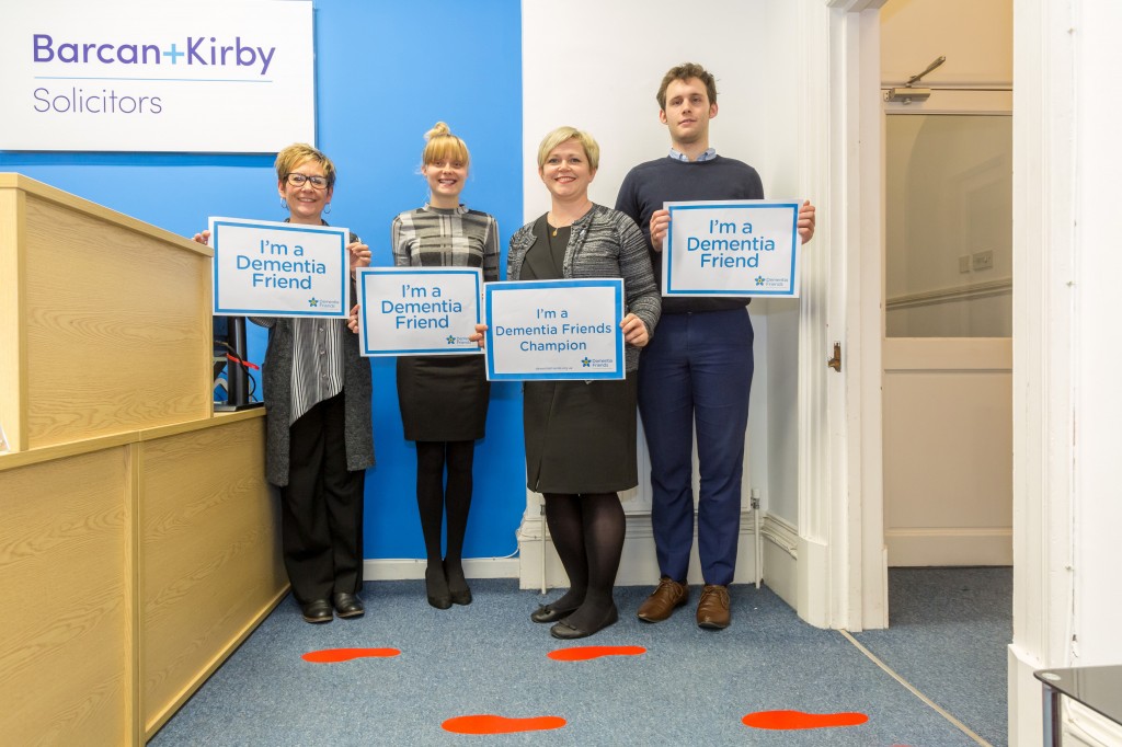 Barcan+Kirby becomes ‘dementia friendly’ and urges other firms to follow in its footsteps