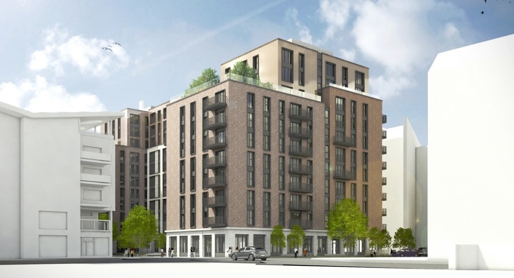 Planners recommend green light for 255-home Temple Quarter build-to-rent scheme