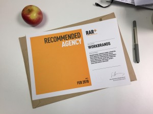 Satisfied customers earn RAR seal of approval for Workbrands