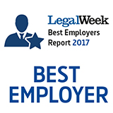 Law firms gain recognition in Legal Week’s 2017 Best Employers Report