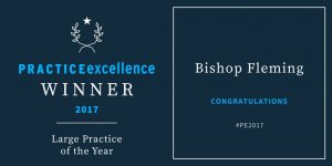 Practice Excellence Award latest boost for fast-growing Bishop Fleming