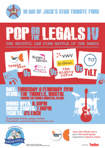 Bristol lawyers-turned-rockers prepare to do battle in annual Pop Go The Legals band contest