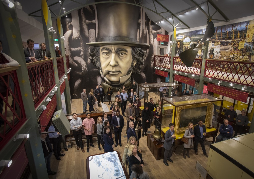 Corporate supporters’ after-hours tour of Being Brunel brings innovative museum to life