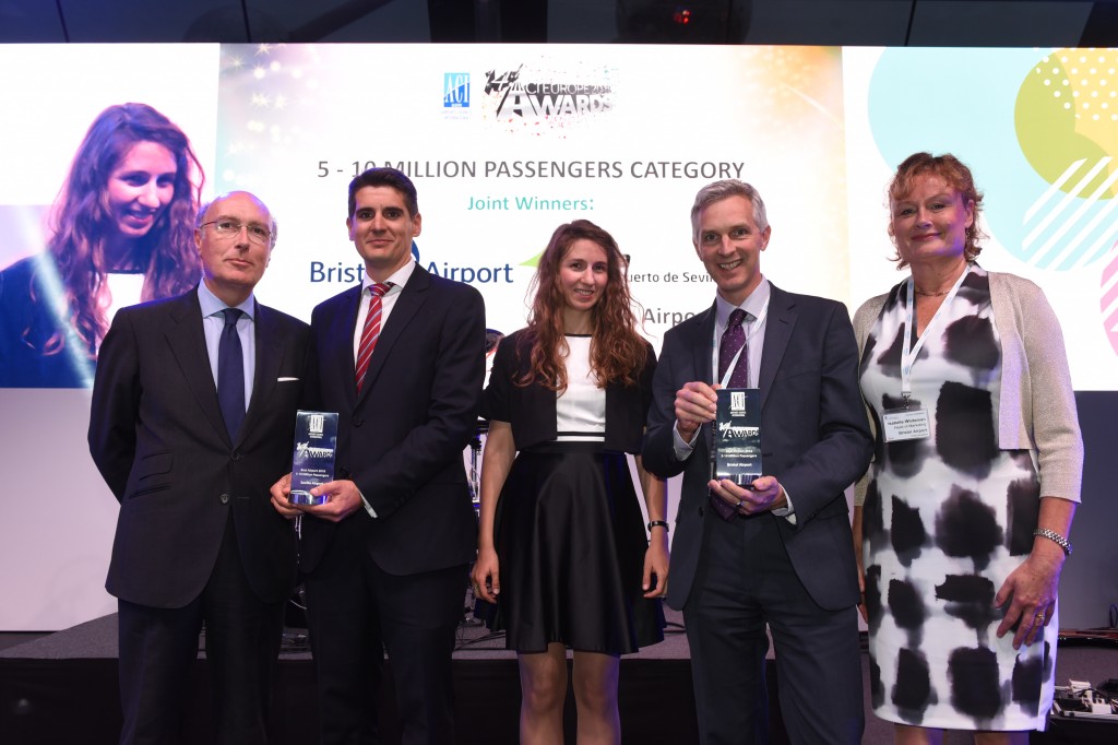 Continued investment at Bristol Airport lands it title of ‘best in Europe’