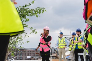 Topping out for former Harbourside gasworks site as development reaches key milestone