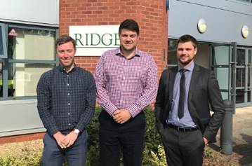 Trio of graduate appointments boost Ridge’s Bristol office