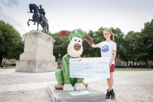 Barcan+Kirby salutes its Private Gromit sculpture – and work of Grand Appeal – with extra donation