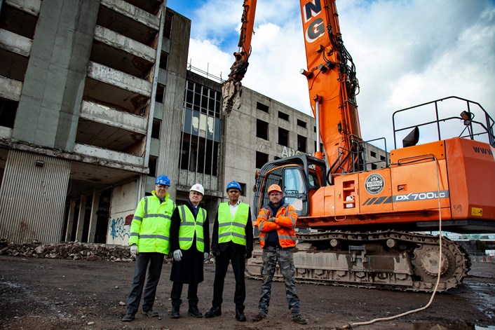 Red letter day for city as work starts to pull down Temple Mead’s hated sorting office