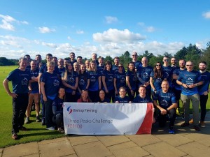 Bishop Fleming team in peak condition to raise £22,500 by scaling UK’s three highest summits