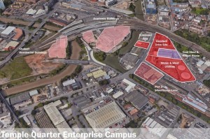 University delays opening of new Temple Quarter campus as Covid and Brexit force ‘recalibration’