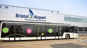 Bristol Airport trials electric bus to help deliver on its plan to be Net Zero by the 2030