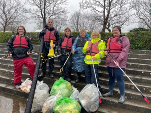 Milsted Langdon staff take to the water to help with Bristol Harbour spring clean