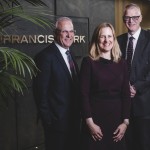 L-R Andrew Richards, Nicola Manclark & John Endacott at PKF Francis Clark L-R Andrew Richards, Nicola Manclark & John Endacott at PKF Francis Clark