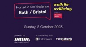 Bristol-to-Bath sponsored Walk for Wellbeing to raise funds for Hospitality Action charity